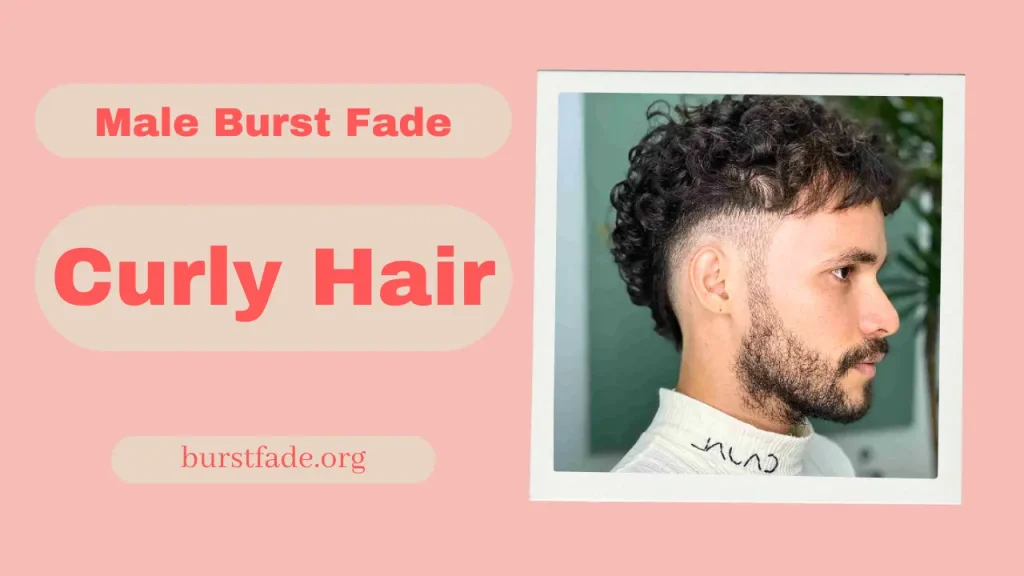 Curly Hair burst fade