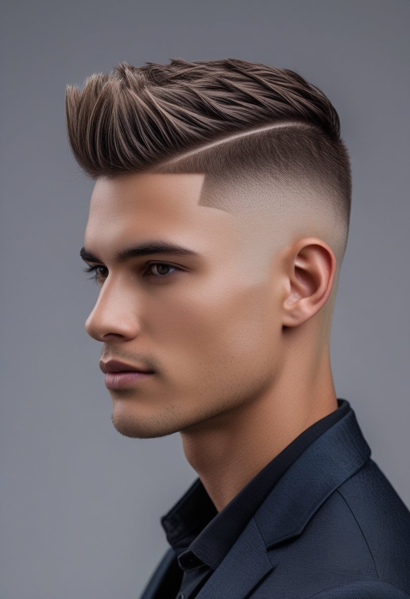 Portrait of a man with short textured hair and a low fade, looking confidently at the camera against a plain background.