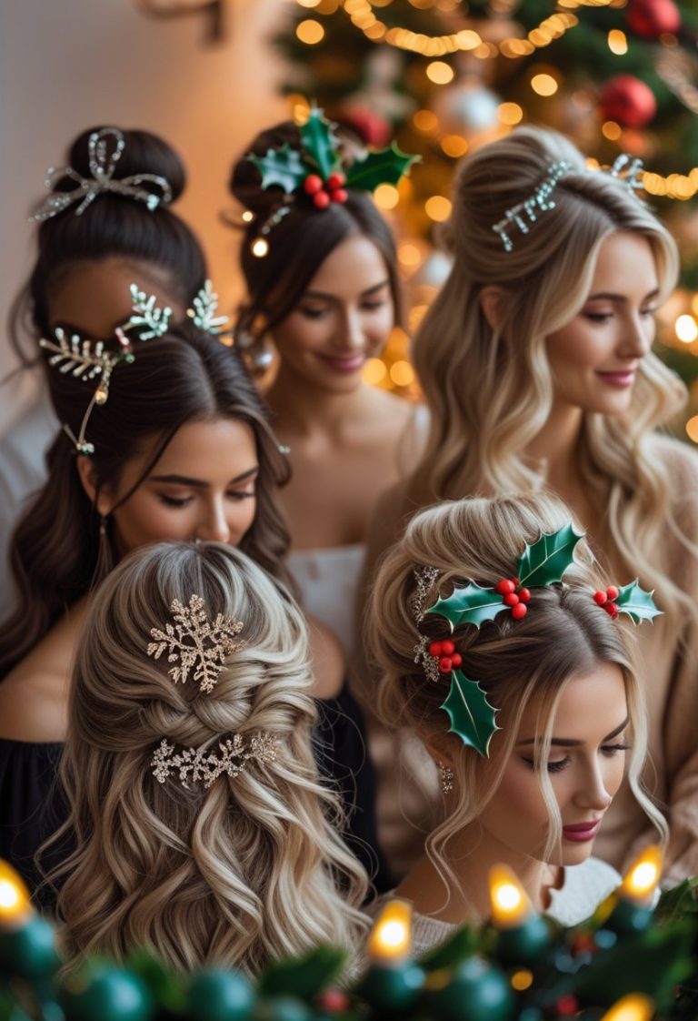 Christmas Hairstyles for Holiday