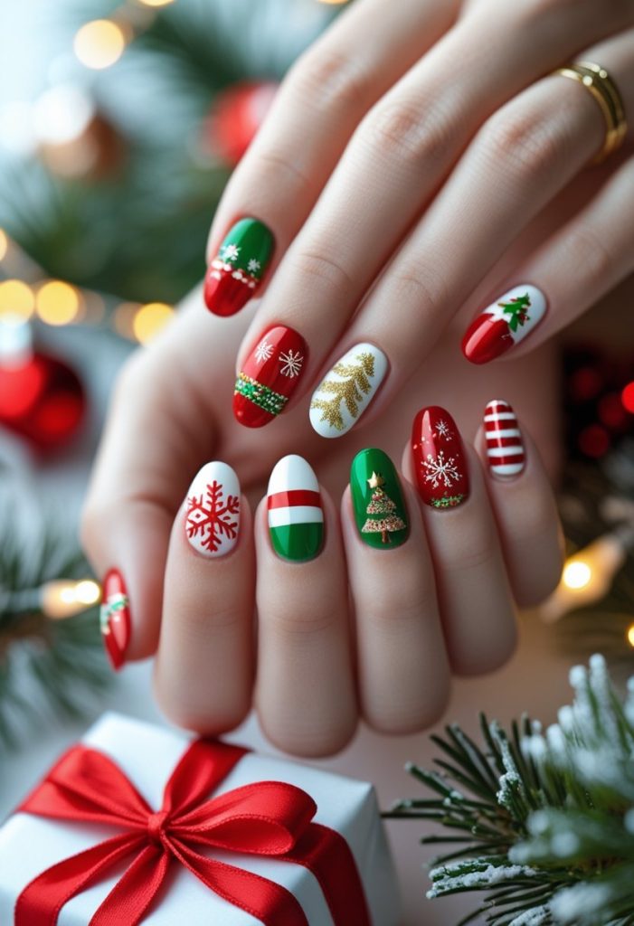 Christmas Nail Art