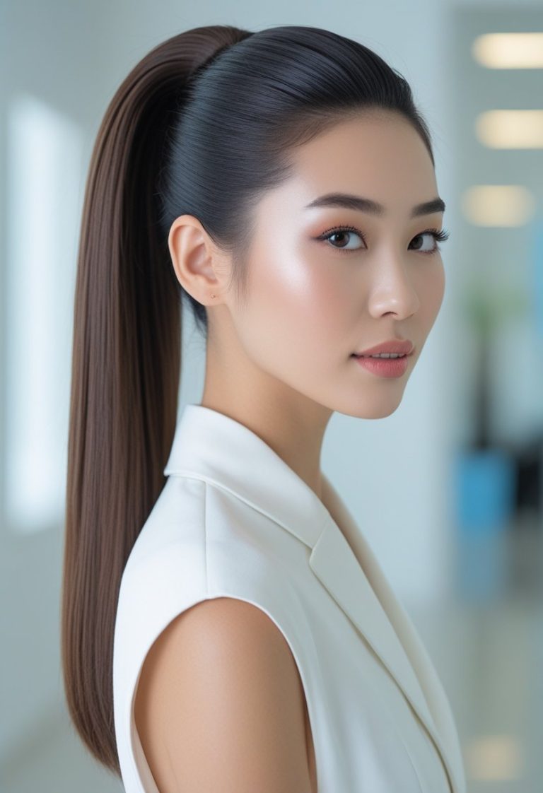 Sleek High Ponytail