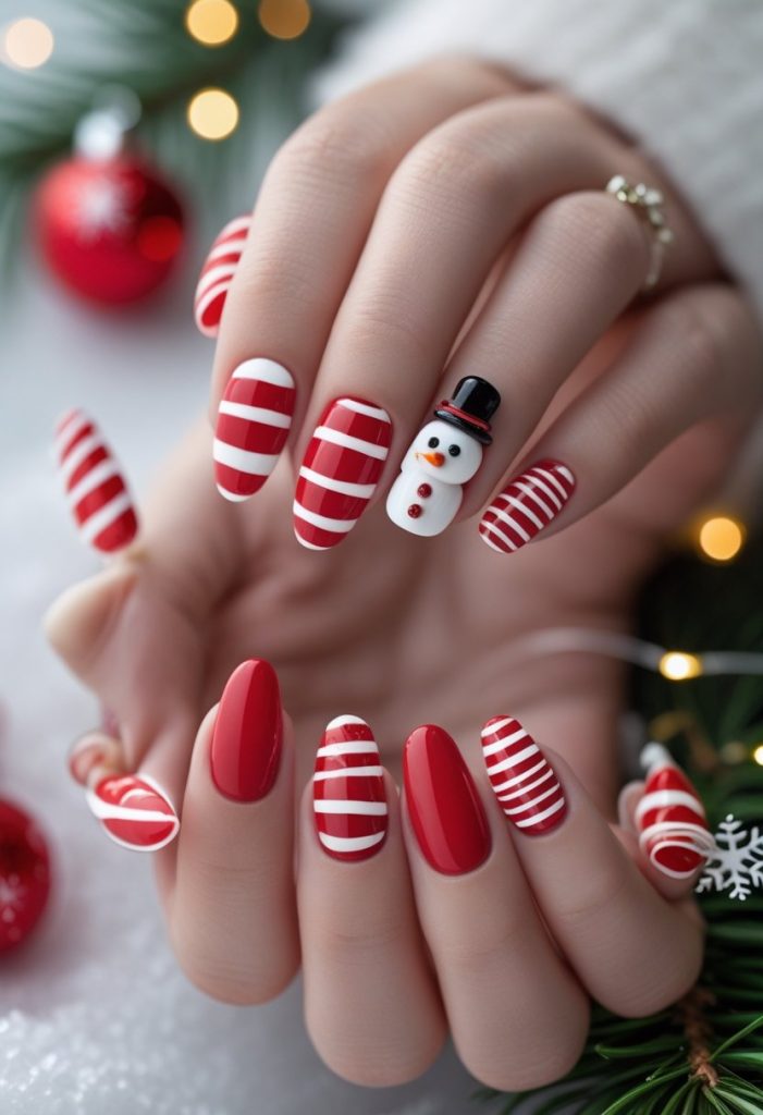 Festive Christmas Nails