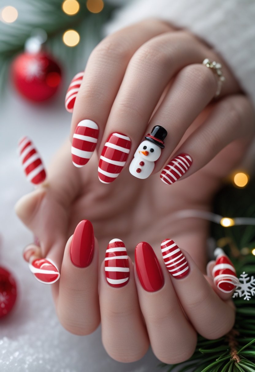 Festive Christmas Nails